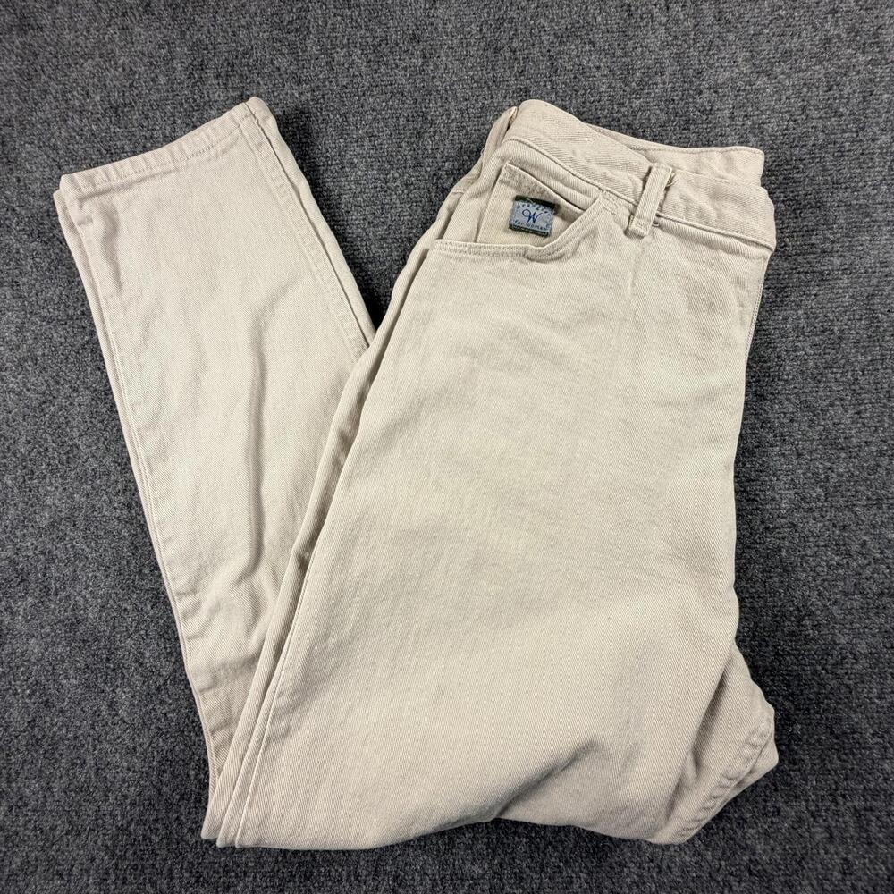 Wrangler for Women Beige High Rise 10x30 USA Vintage 90s Y2K #976